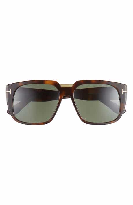 TOM FORD 56mm Square Sunglasses