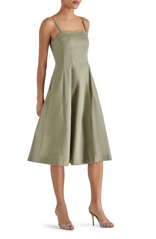 Steve Madden Raleigh Stretch Cotton Midi Dress
