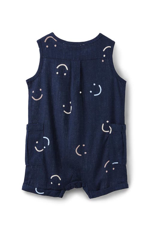 Cotton On Kids Jacob Sleeveless Playsuit In Navy Ink Summer Smiles