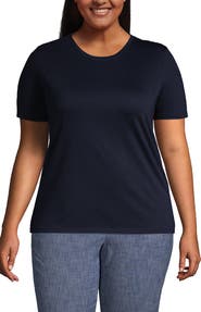 Lands' End Supima Cotton Crewneck T-Shirt