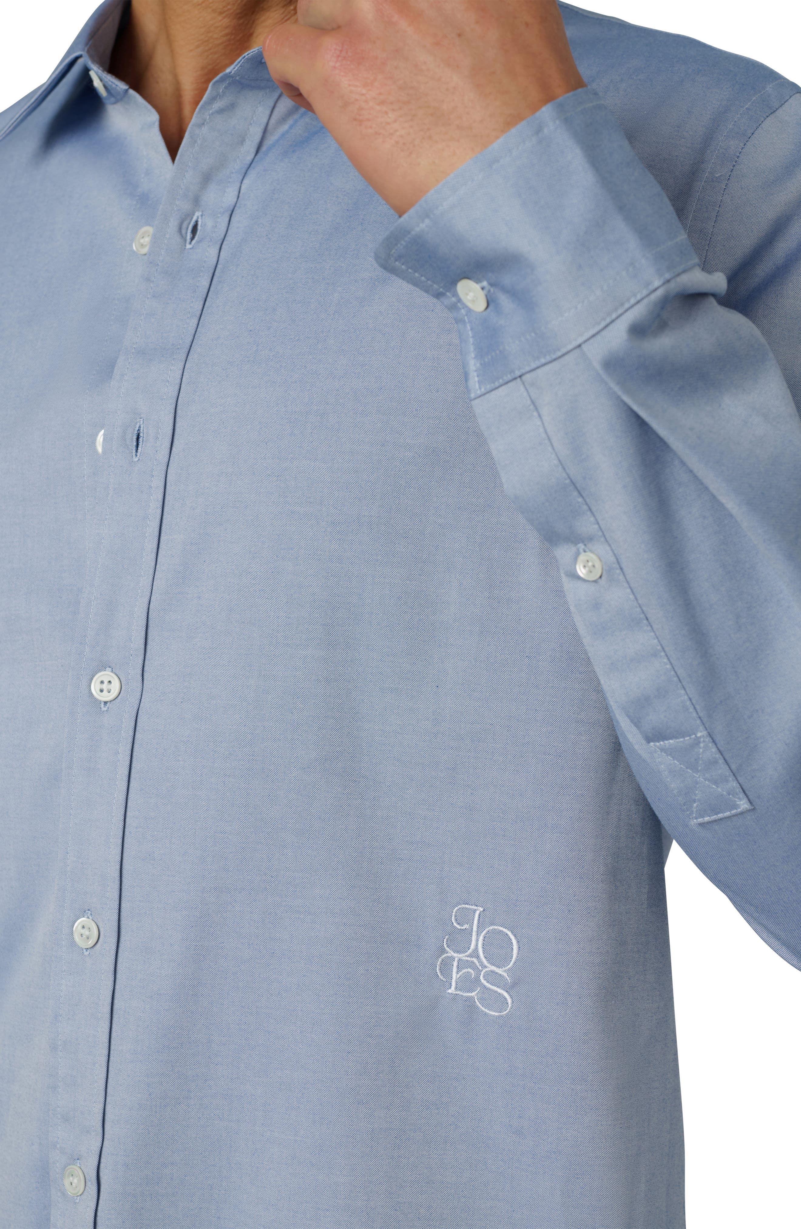 The Grant Monogram Button-Up Shirt - image 4