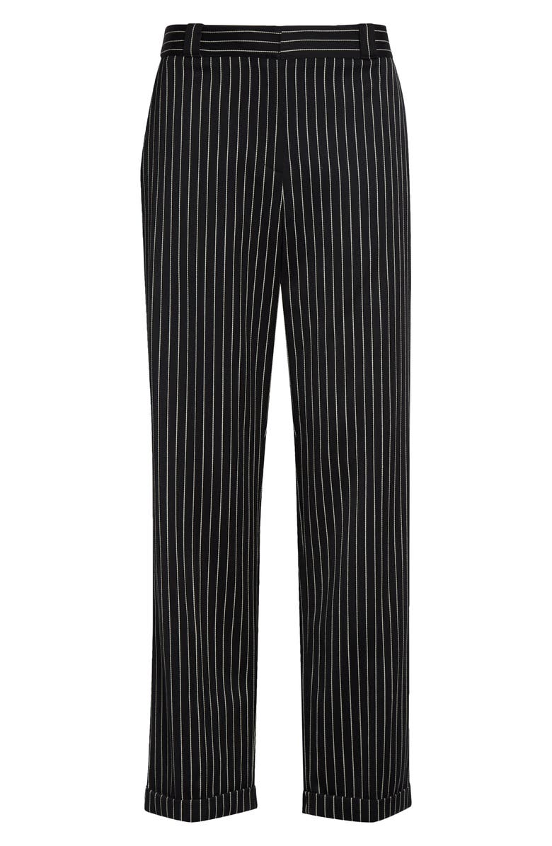 TOM FORD Stripe Wool & Cotton Barathea Pants, Alternate, color, 