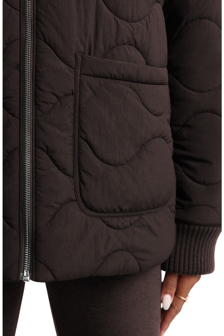 Roam Quilted Reversible Jacket, Alternate, color, DARK CHOCOLATE