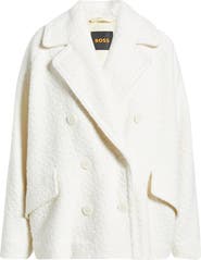 BOSS Orange Cabani Textured Double Breasted Jacket
