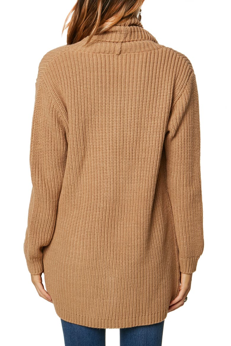 Galley Shaker Stitch Cardigan, Alternate, color, CAMEL