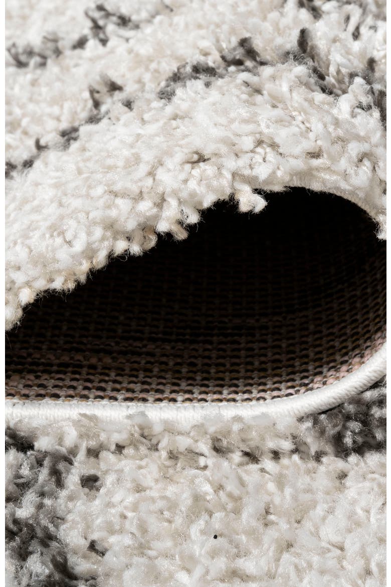 Soller Diamond Trellis Shag Area Rug, Alternate, color, Beige/Dark Gray