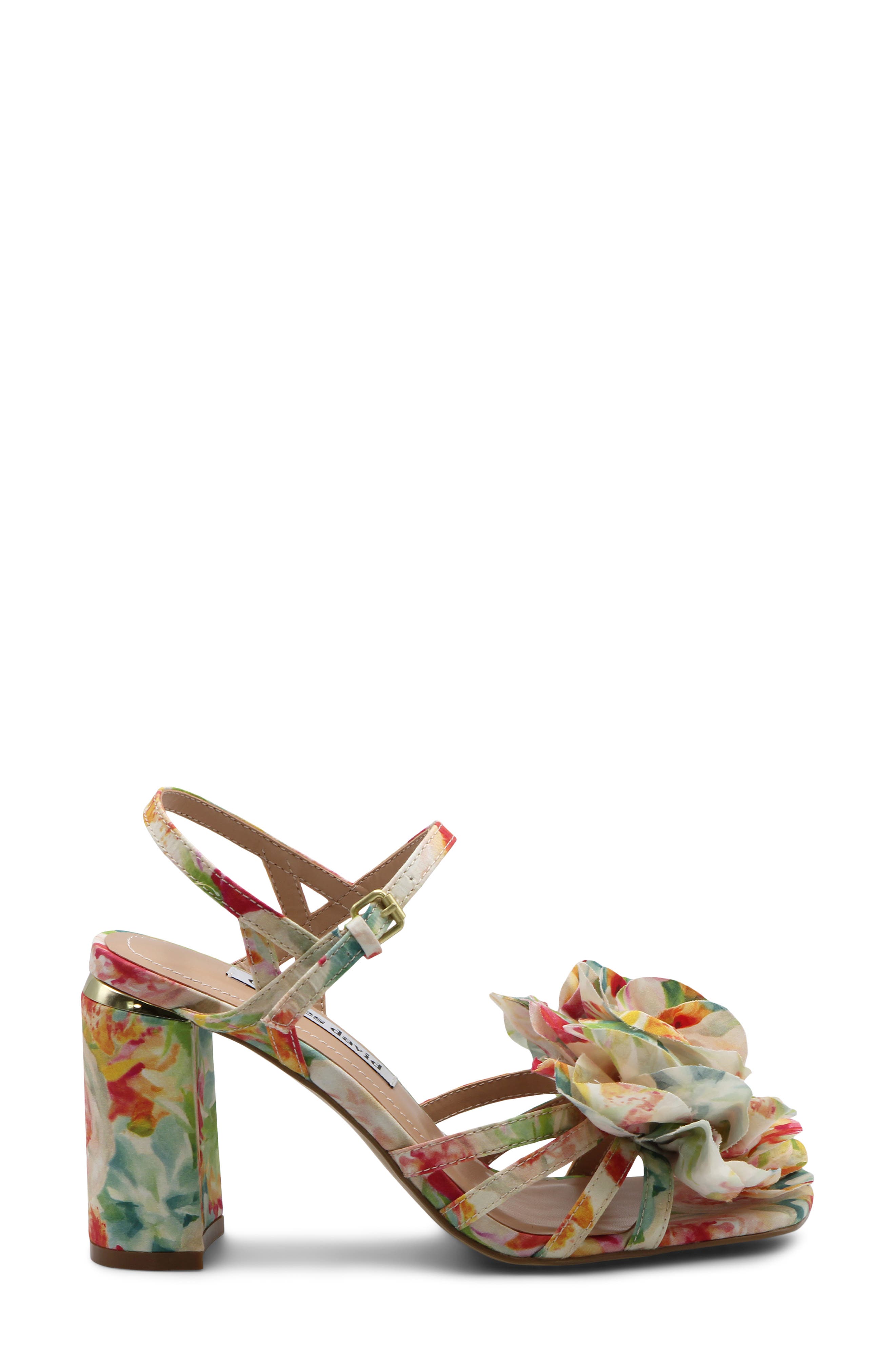 Charles David Restless Ankle Strap Sandal, Alternate, color, Bright Multi