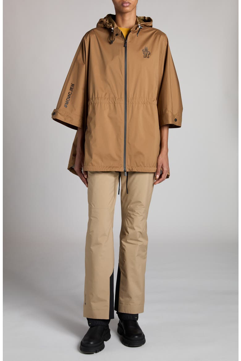 Vorassay Hooded Nylon Jacket, Alternate, color, CAMEL