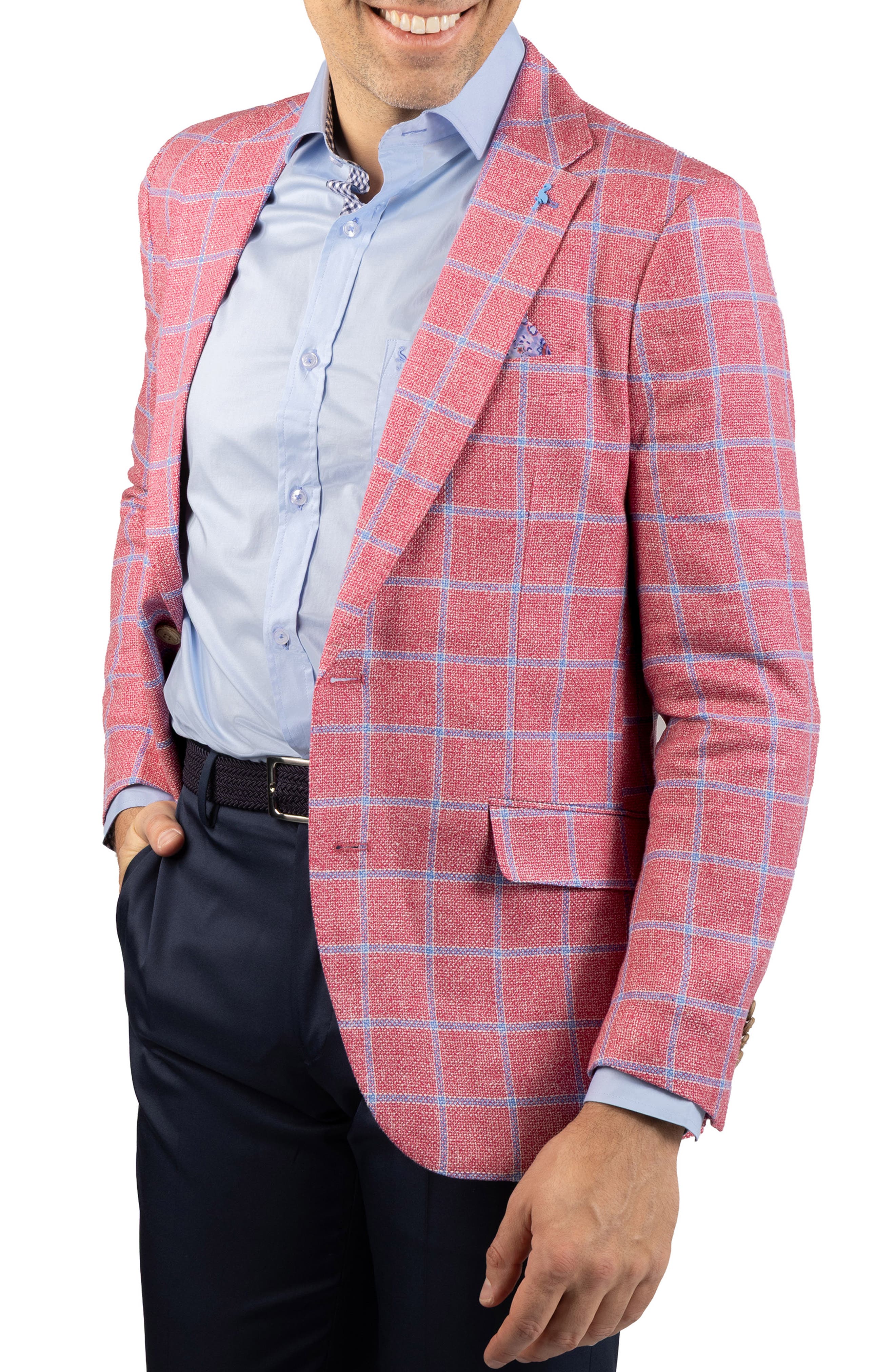 Yarn Dyed Windowpane Sport Coat