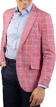TailorByrd Yarn Dyed Windowpane Sport Coat