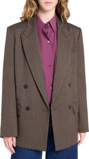 TWP Harper Wool Blend Double Breasted Blazer
