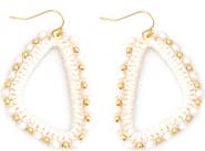 Panacea Beaded Crochet Drop Earrings