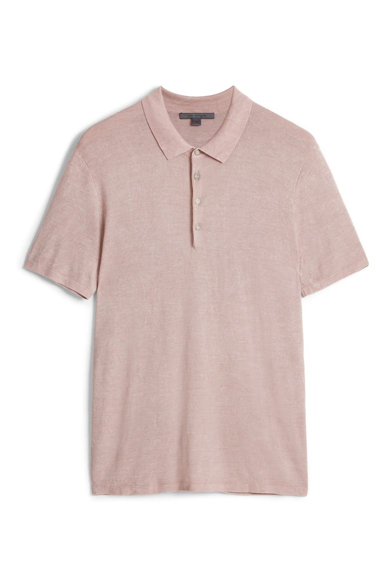 Chatham Regular Fit Textured Wool Blend Polo, Alternate, color, ANTIQUE PINK