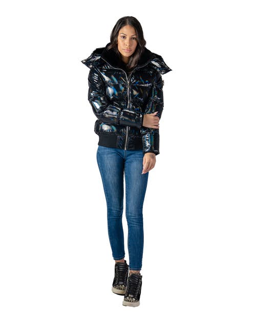 Woodpecker Woody Bomber Jacket In Oily Black In Black