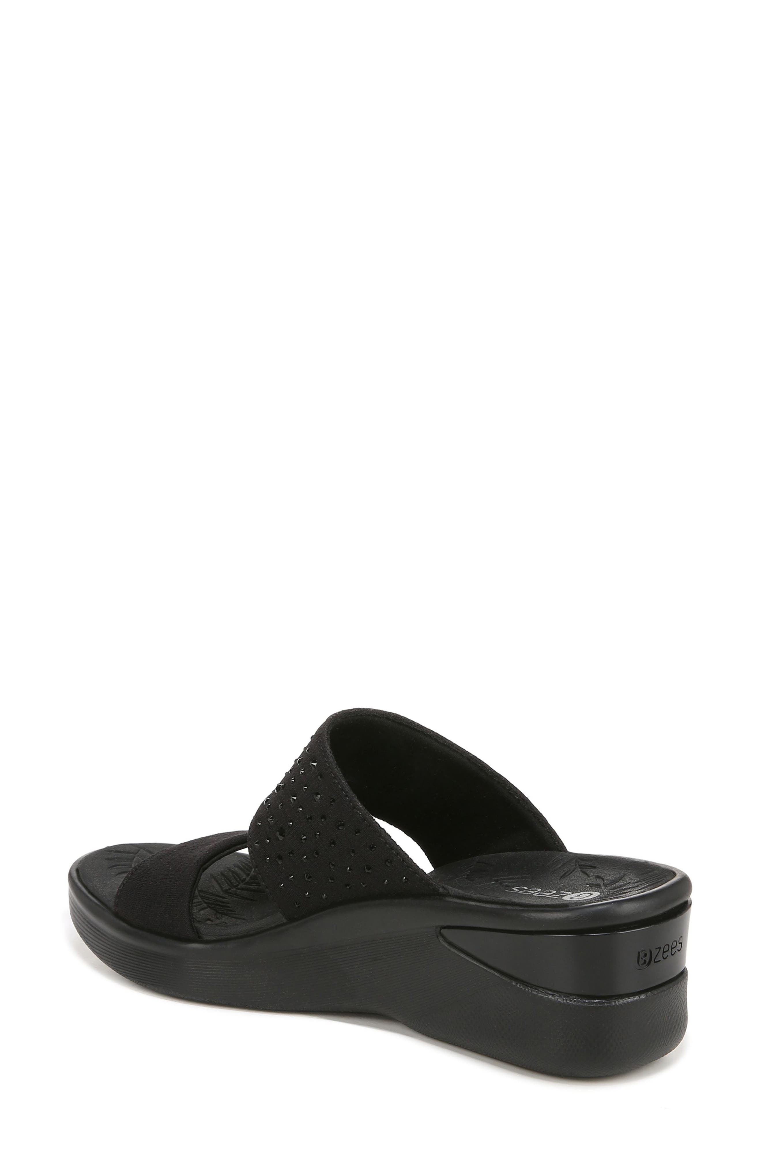 BZees Sienna Crystal Embellished Slide Sandal, Alternate, color, 