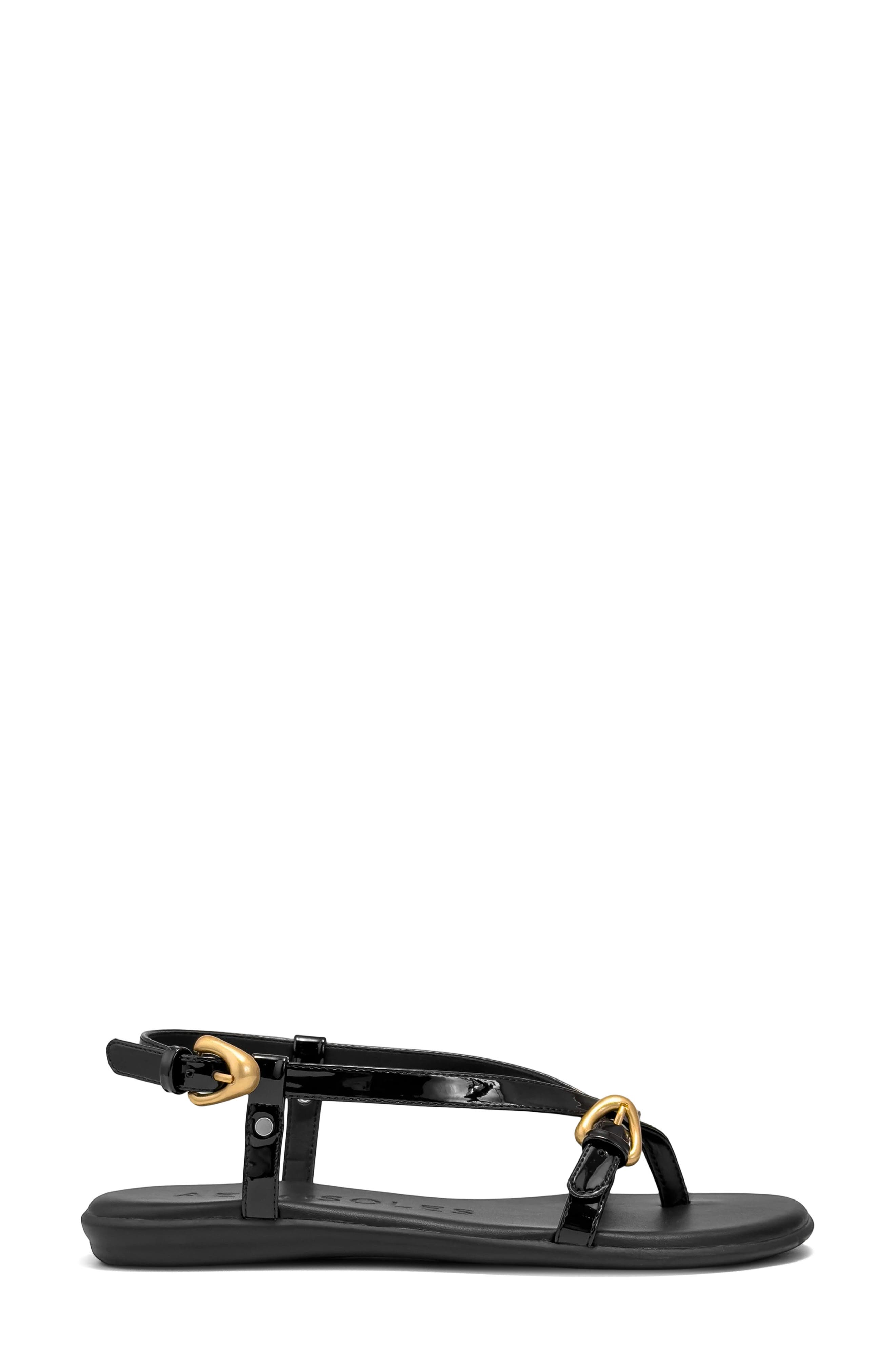 Aerosoles Iride Slingback Sandal, Alternate, color, Black Fx Patent