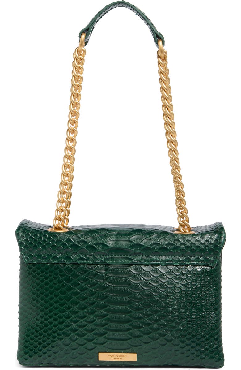 Kurt Geiger London Kensington Snake Print Shoulder Bag, Alternate, color,