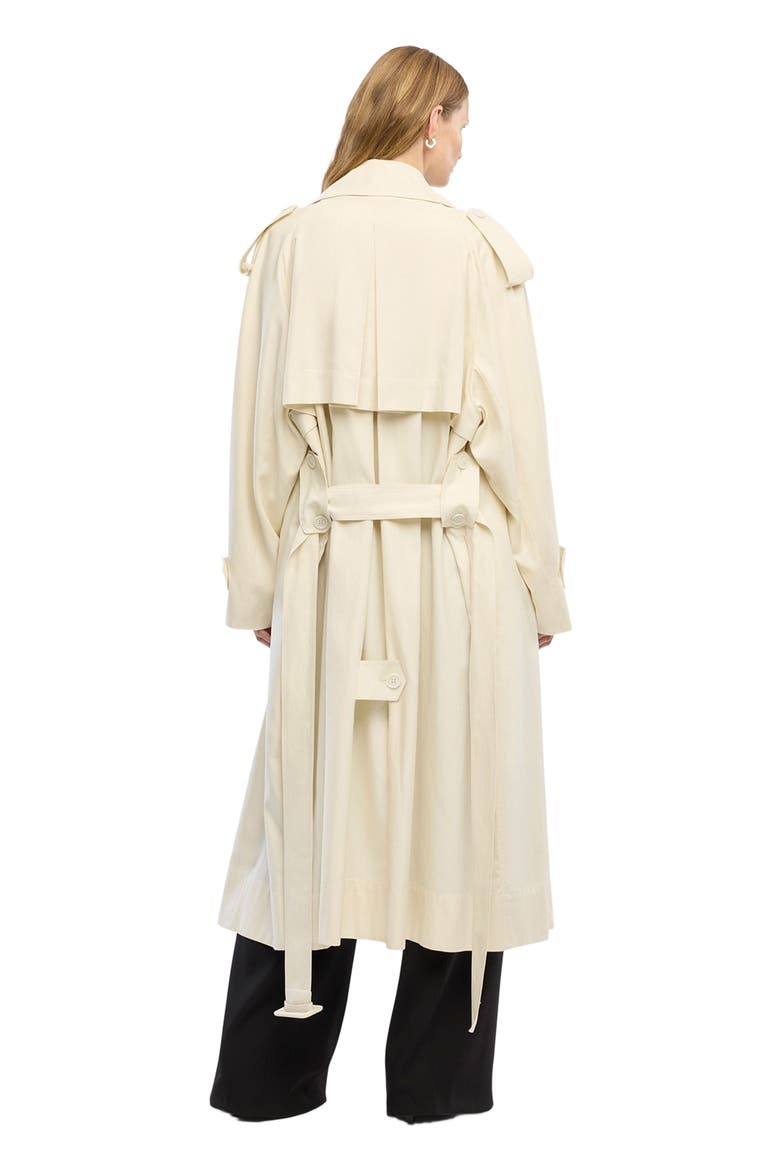 Soft Trench, Alternate, color, OFF WHITE