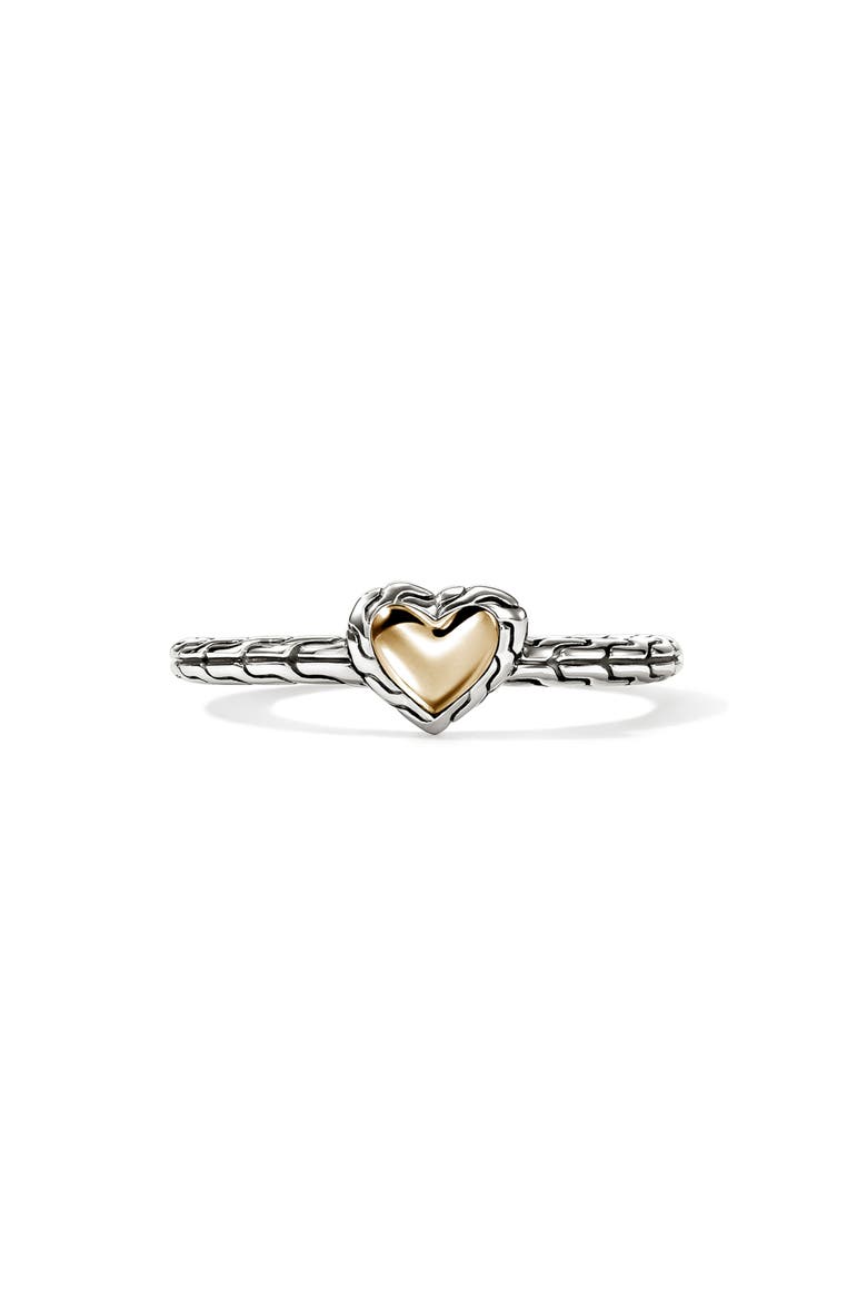 Essentials Heart Ring, Main, color, SILVER