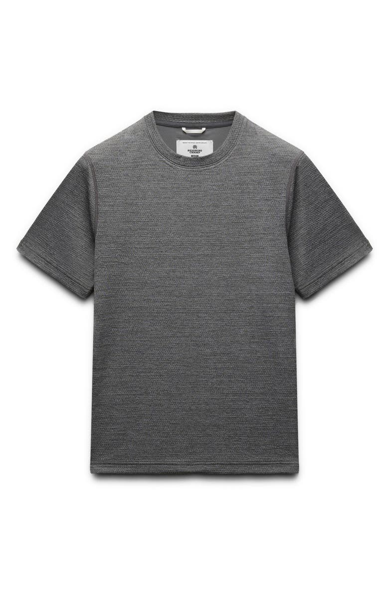 Reigning Champ Solotex<sup>®</sup> Mesh Tiebreak Performance T-Shirt, Alternate, color, Heather Carbon