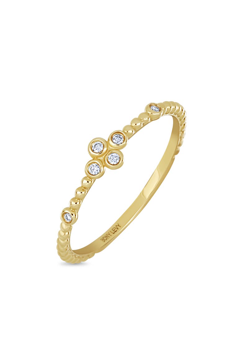 Monaco Diamond Stacking Ring, Main, color, 18K YELLOW GOLD/ DIAMOND