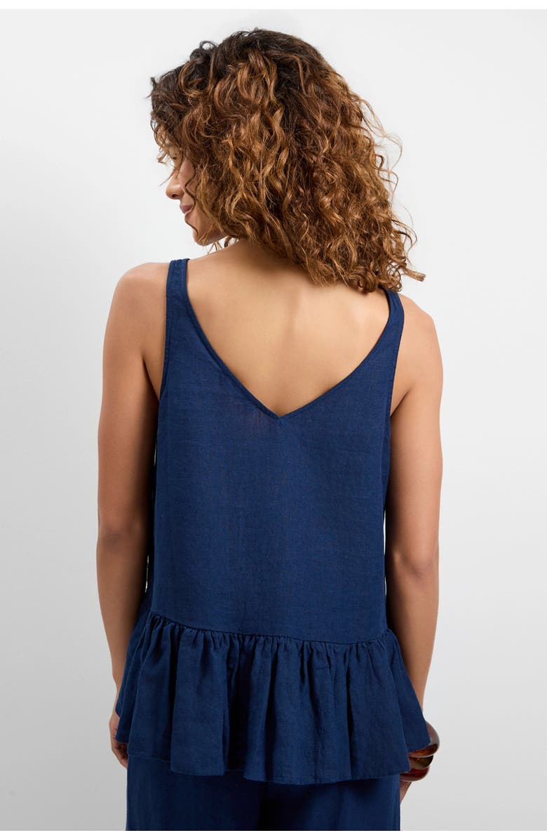 Trina Turk Bosco Tiered Ruffle Top, Alternate, color, Ink