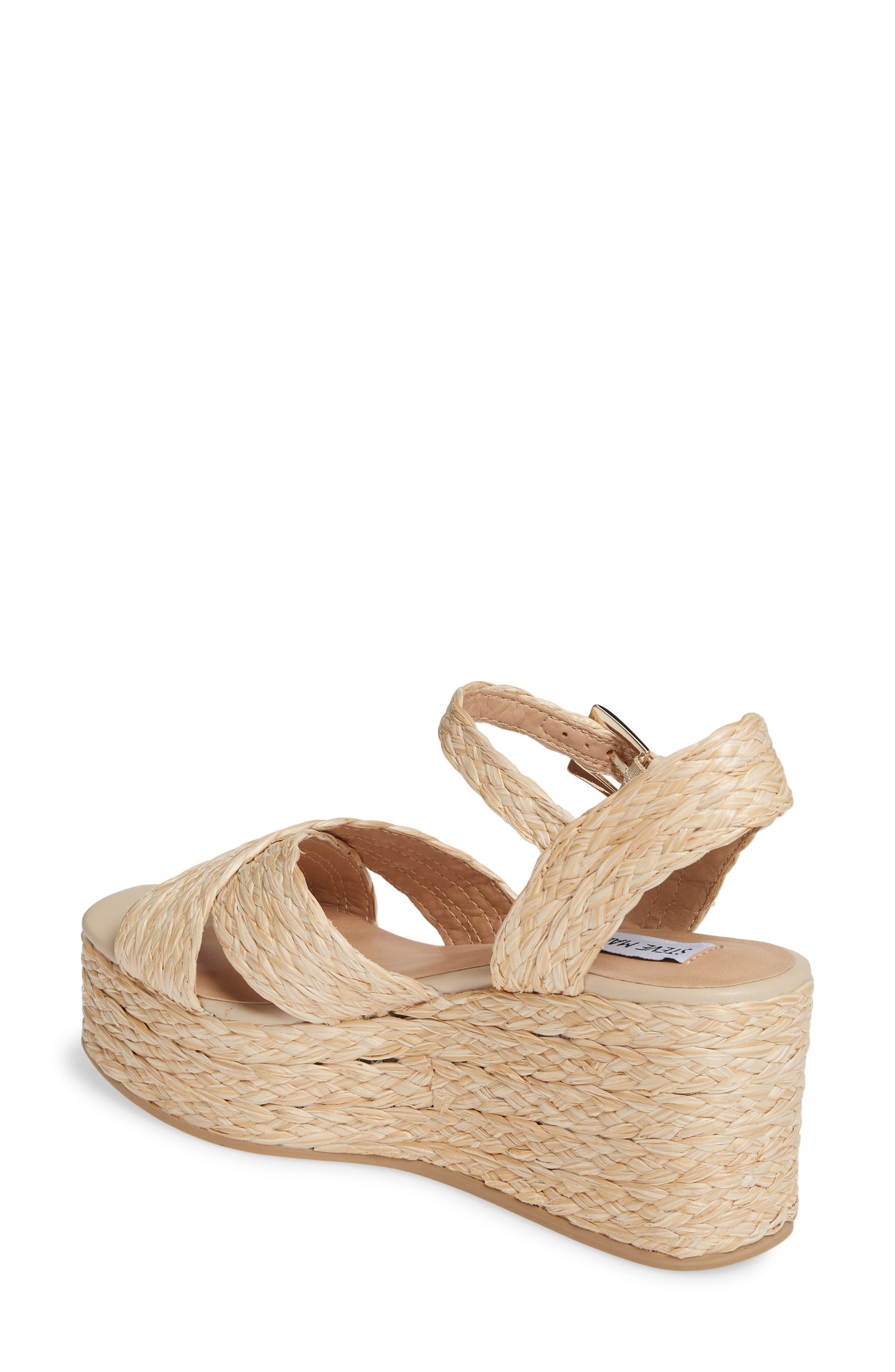 Steve Madden Pam Espadrille Platform Wedge Sandal, Alternate, color, 