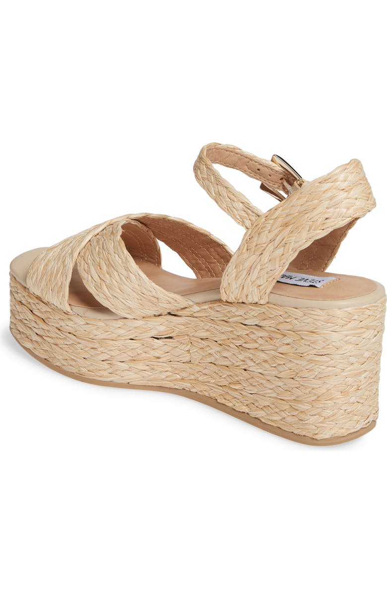 Steve Madden Pam Espadrille Platform Wedge Sandal, Alternate, color,