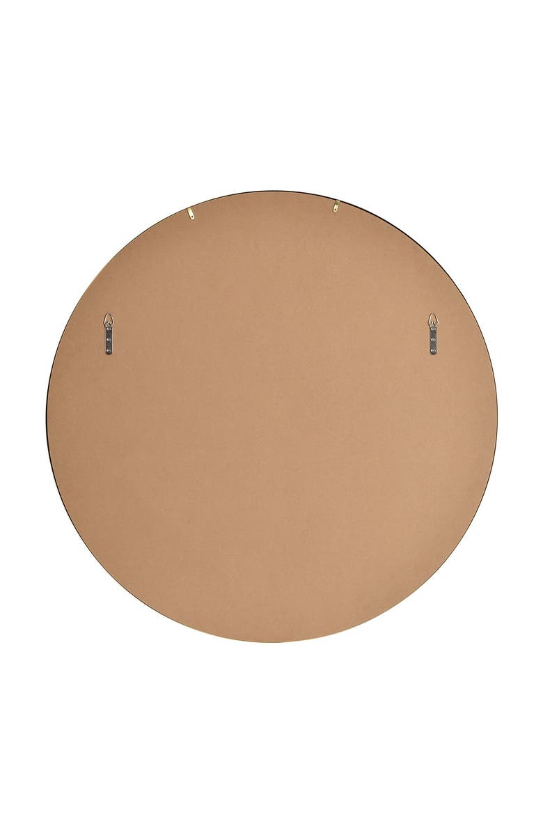 Renwil Grady Round Mirror, Alternate, color, Satin Brass