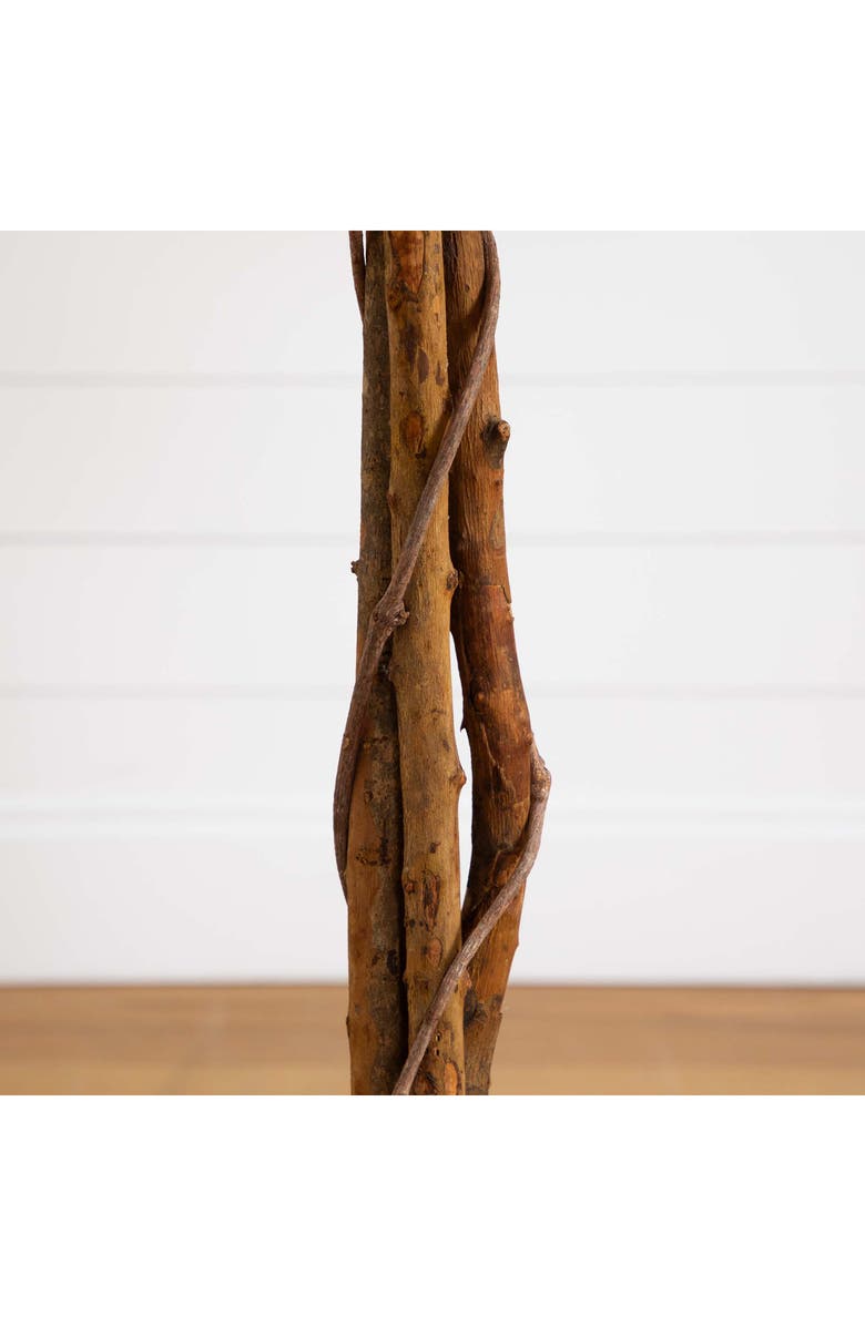 NEARLY NATURAL 5-Foot Autumn Deluxe Maple Artificial Tree, Alternate, color, Orange