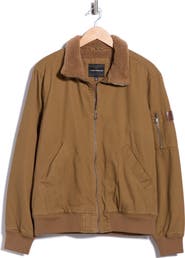 Lucky Brand Faux Shearling Lined Jacket