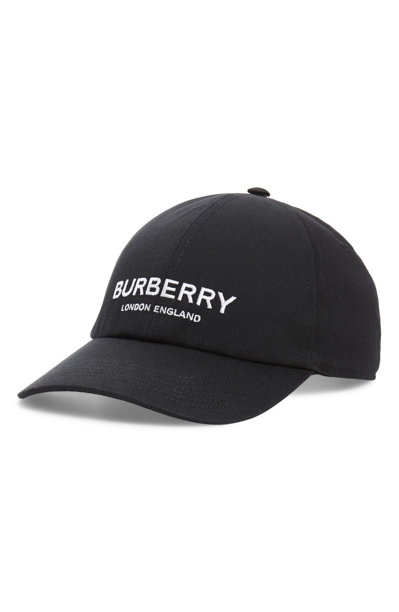 Burberry Logo Snapback Baseball Cap, Main, color,