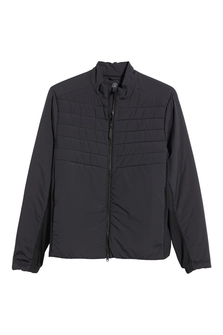 The Maverick Performance Stretch Hybrid Jacket, Alternate, color, ONYX