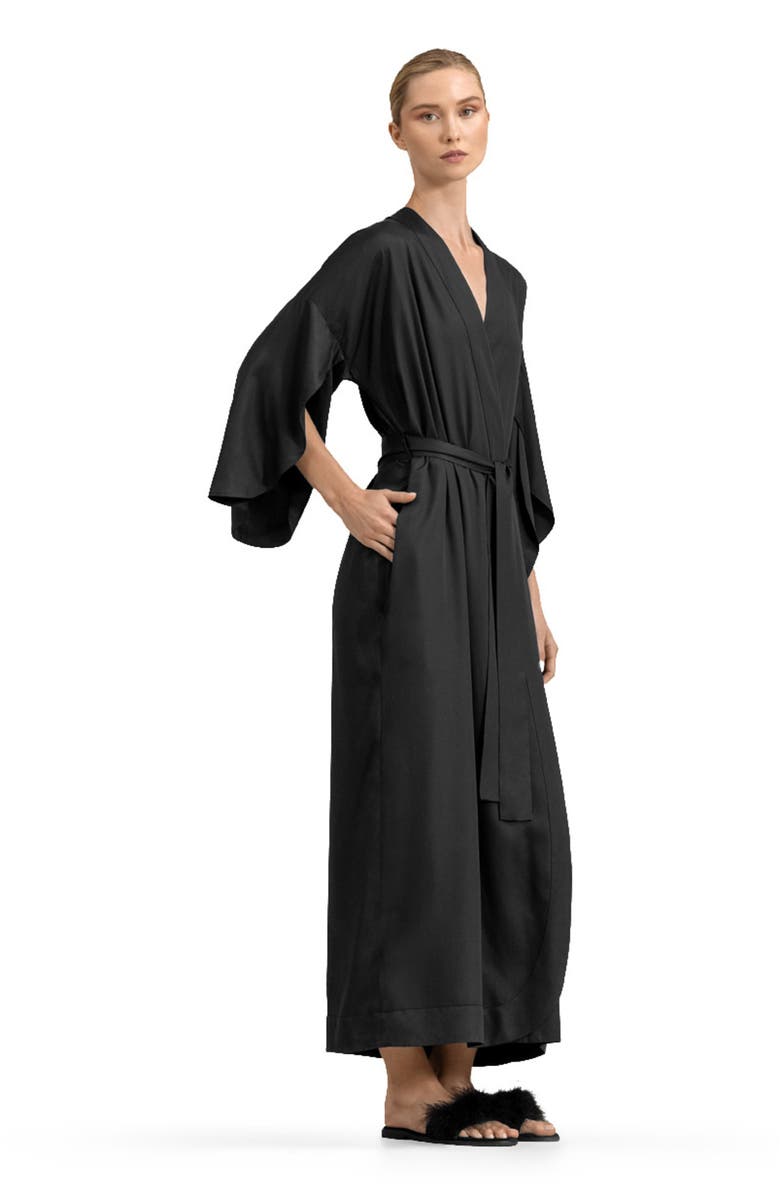 Togas Naomi Women's robe, Alternate, color, Black