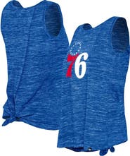 New Era Women's New Era Royal Philadelphia 76ers Space Dye Active Tank Top