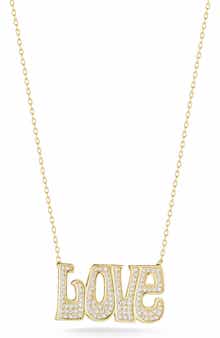 Pavé Love Necklace