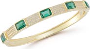 SPHERA MILANO Emerald Cut Cubic Zirconia Bangle
