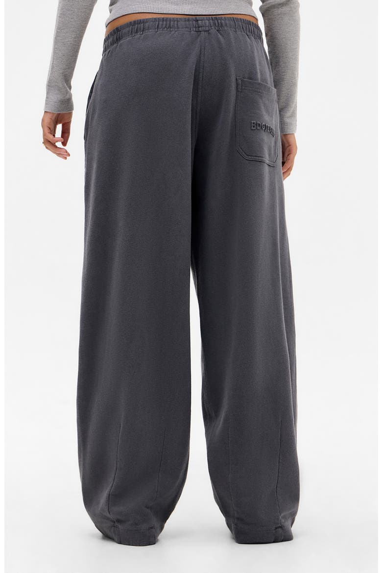 Bobbi Pleated Cotton Pants, Alternate, color, CHARCOAL