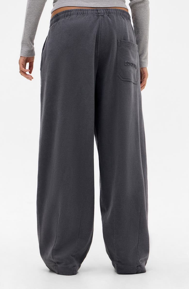 BDG Urban Outfitters Bobbi Pleated Cotton Pants, Alternate, color, Charcoal