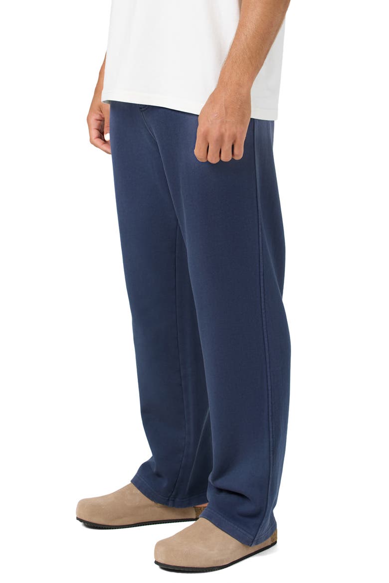 Straight Leg Fleece Sweatpants, Alternate, color, NAVY
