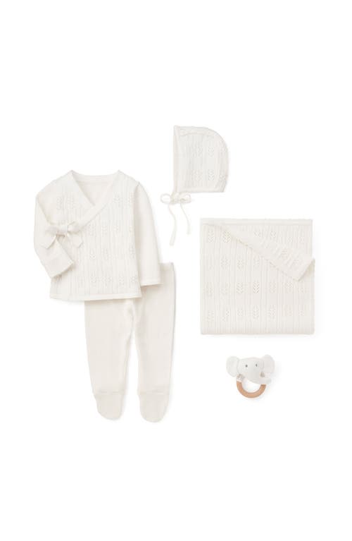 Elegant Baby Take Me Home Newborn Essentials Set in White 