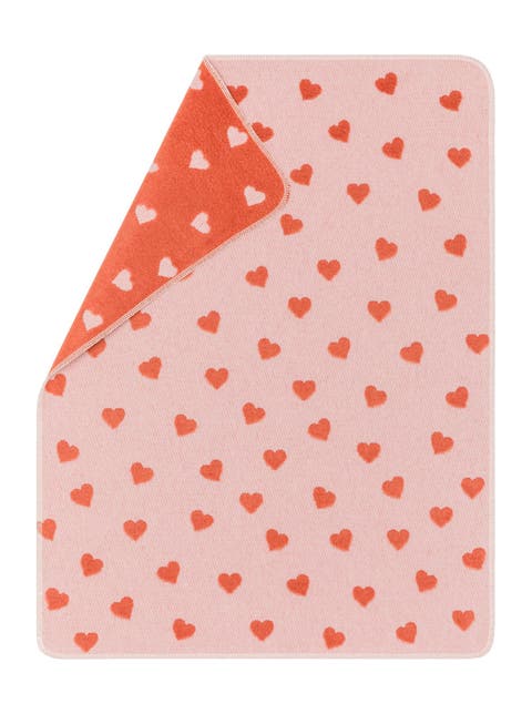 Carla Hearts Allover Baby Blanket