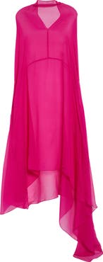 Dries Van Noten Washed Silk Mousseline Dress