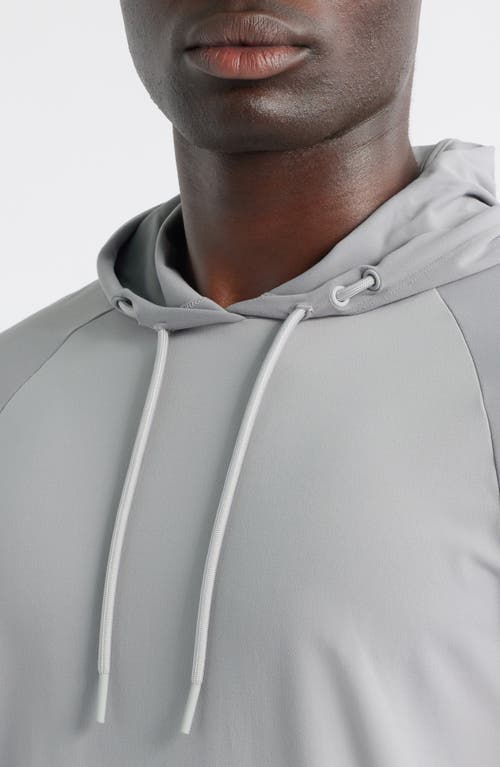 Johnnie-o Penns Performance Hoodie In Gray