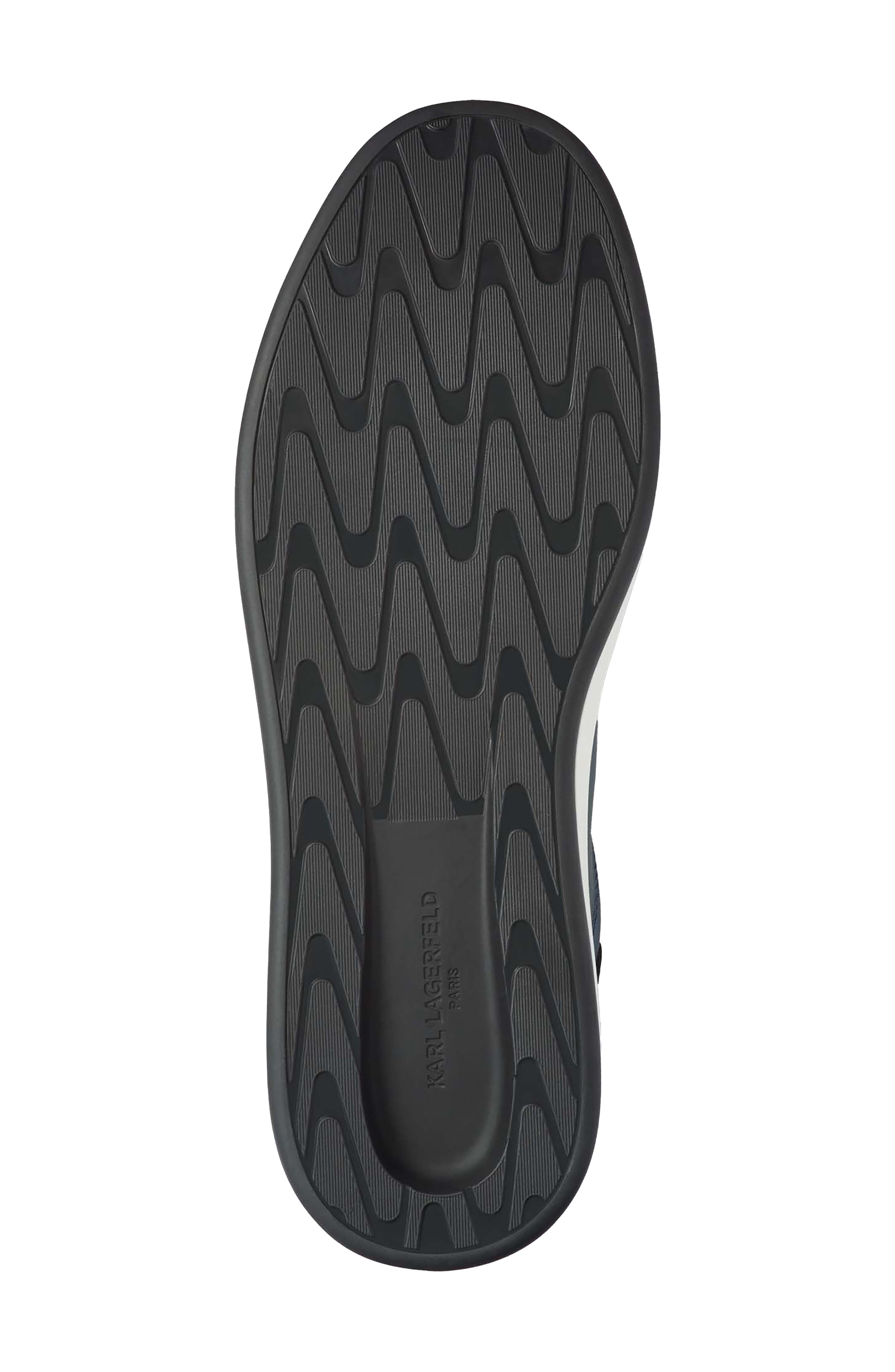 KARL LAGERFELD PARIS Flat Head Karl Laceless Sneaker, Alternate, color, 