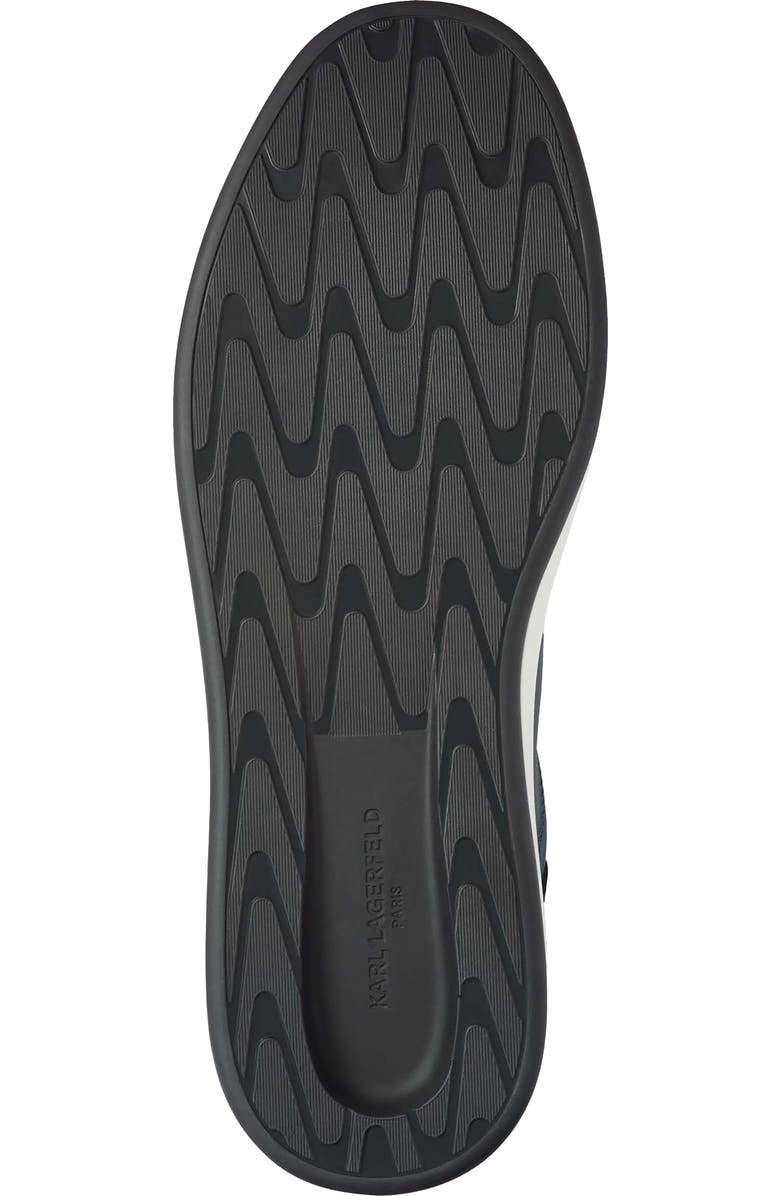 KARL LAGERFELD PARIS Flat Head Karl Laceless Sneaker, Alternate, color,