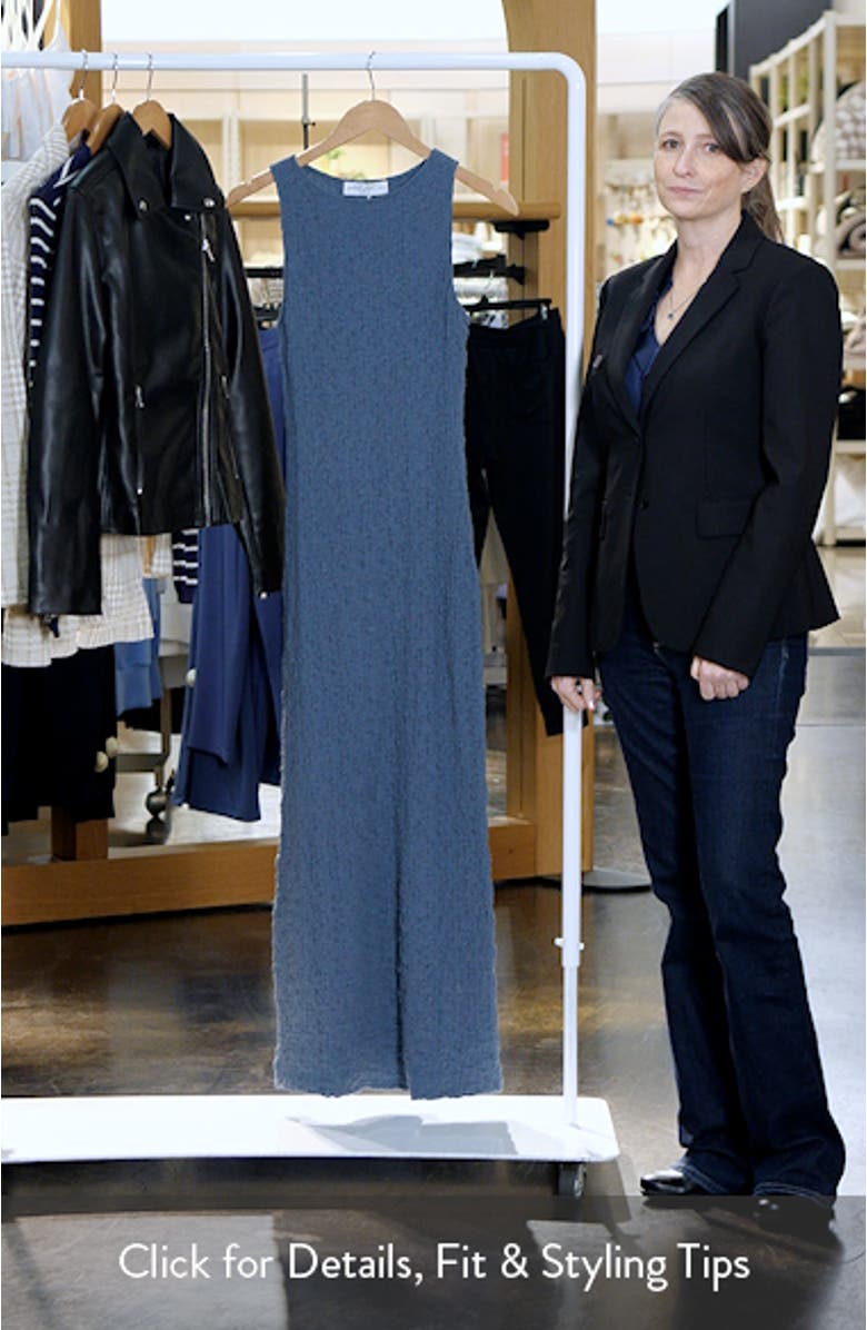 Clark Texture Sleeveless Maxi Dress, sales video thumbnail