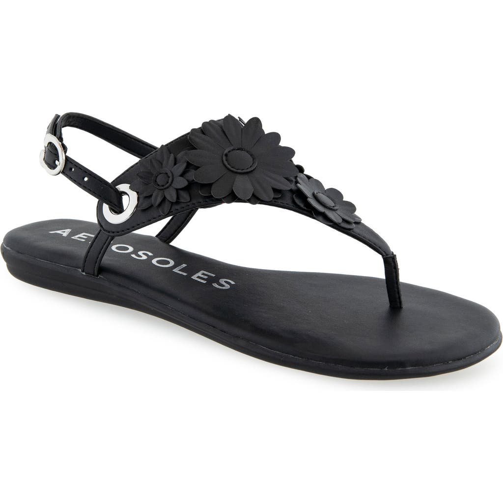 AEROSOLES AEROSOLES CONNIE FLOWER SLINGBACK SANDAL