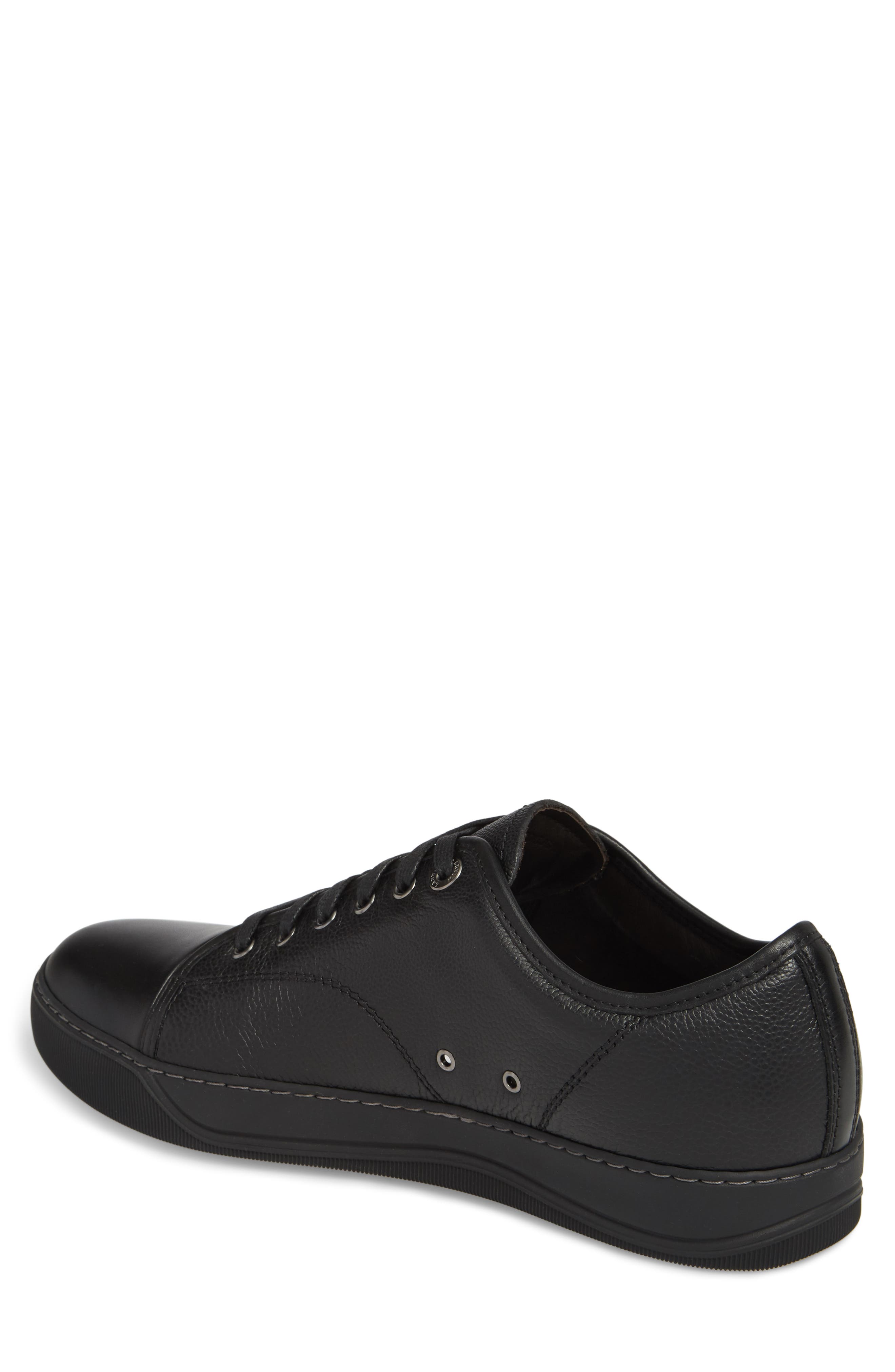 Lanvin Shiny Cap Toe Sneaker, Alternate, color, 