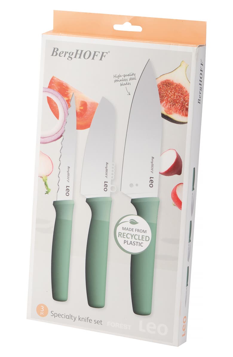 BergHOFF Leo Forest 3-Piece Speciality Knife Set, Alternate, color, 